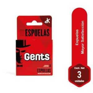 PRESERVATIVOS GENTS ESPUELAS X3