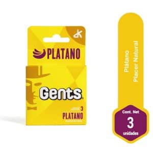 PRESERVATIVOS GENTS PLATANO X 3