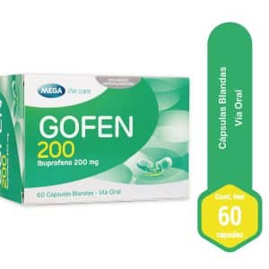 IBUPROFENO (GOFEN) 200mg X 60 CAPSULAS
