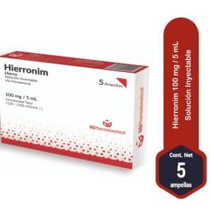 HIERRONIM 100MG/5ML AMP X 5UND