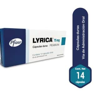 LYRICA 75 MG X 14 CAP