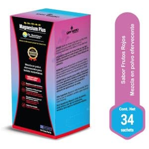 MAGNESIUM PLUS S/FRUTOS ROJOS X 34 SACHET