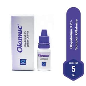 OLOMUC GOTAS SOL/OFTALMICA FCO X 5 ML.