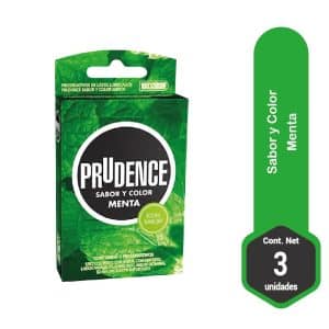 PRESERVATIVO PRUDENCE SAB/MENTA X 3