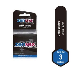 PRESERVATIVOS ZENSEX ULTRA SEGURO X 3